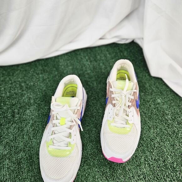 Nike Air Max Excee Women's DD2955-100 Sneakers White/Pink/Green, Size 8.5 - Picture 7 of 11